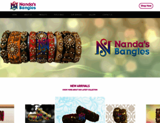 nandasbangles.com screenshot
