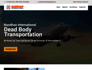 nandhaninternational.com screenshot