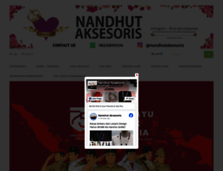 nandhutaksesoris.com screenshot