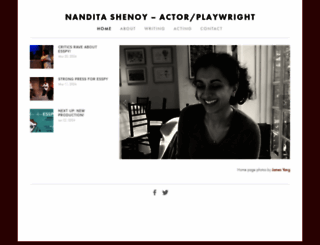 nanditashenoy.com screenshot