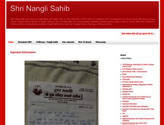 nanglisahib.com screenshot