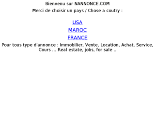 nannonce.com screenshot