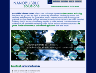 nanobubblesolutions.com screenshot