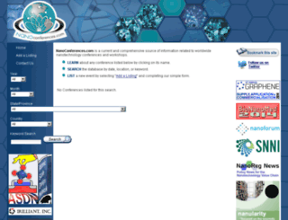 nanoconferences.com screenshot