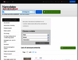 nanodatex.com screenshot