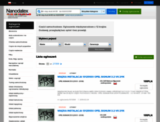 nanodatex.pl screenshot