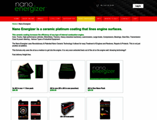 nanoenergizer.com screenshot