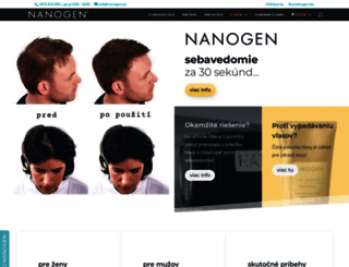nanogen.sk screenshot