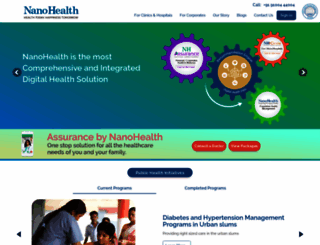 nanohealth.in screenshot