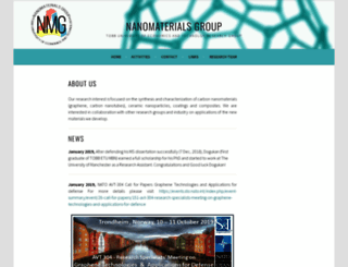 nanomaterialsgroup.wordpress.com screenshot