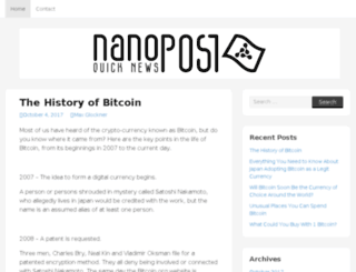 nanoposts.com screenshot
