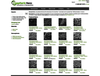 nanospheres.com screenshot