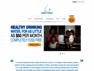 nanoswater.com screenshot