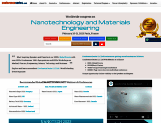 nanotechnologyexpo.conferenceseries.com screenshot