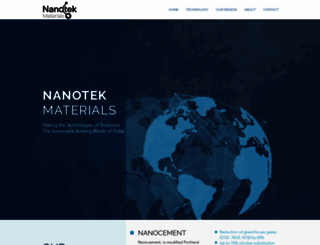 nanotekmaterials.com screenshot