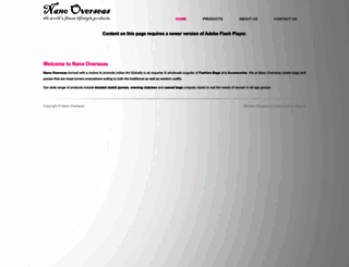 nanoverseas.com screenshot