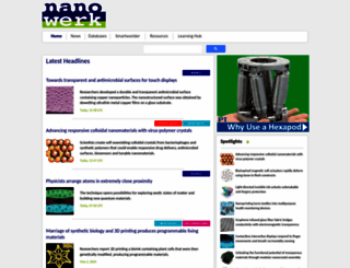nanowerk.com screenshot