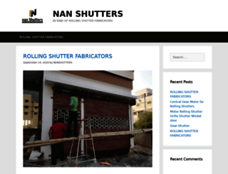 nanshutters.com screenshot