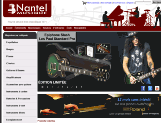 nantelmusique.qc.ca screenshot