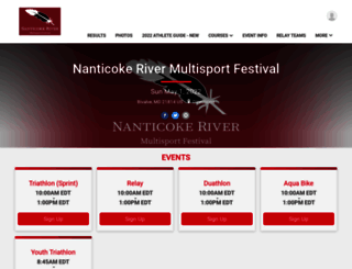 nanticokeriverswimandtri.com screenshot