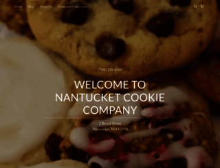 nantucketcookiecompany.net screenshot