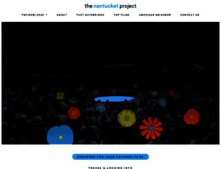 nantucketproject.com screenshot