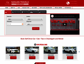 nanuantravels.com screenshot