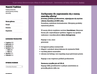 naomifashion.pl screenshot
