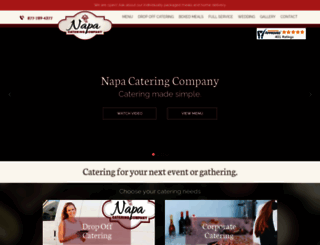 napacateringcompany.com screenshot