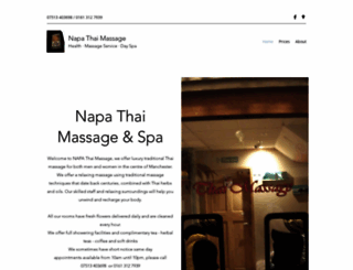 napathaimassagemanchester.com screenshot