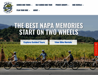 napavalleybiketours.com screenshot