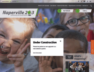 naperville203.org screenshot