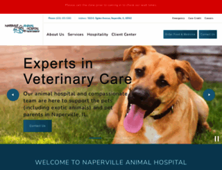 napervilleanimalhospital.com screenshot