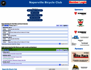 napervillebikeclub.com screenshot