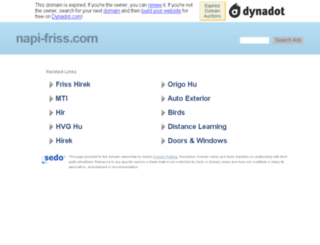 napi-friss.com screenshot