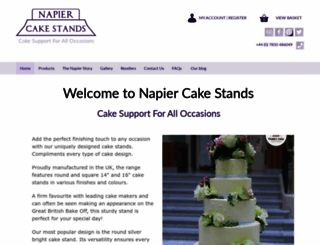 napiercakestands.com screenshot