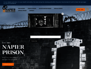 napierprison.com screenshot
