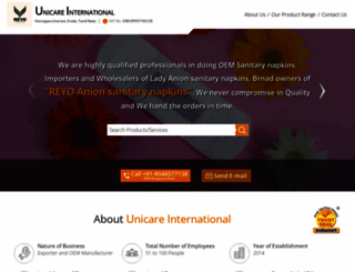 napkinmanufacturer.com screenshot