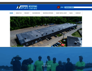naples-roofing.com screenshot