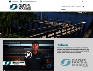 naplesdockbuilders.com screenshot