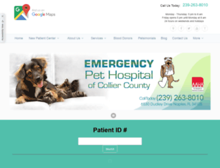 naplesemergencypet.com screenshot