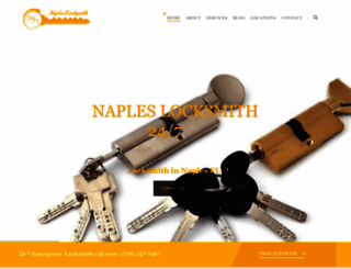 napleslocksmith247.com screenshot