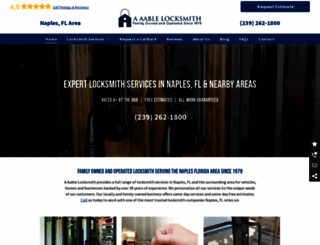 napleslocksmithcompany.com screenshot