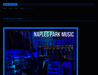 naplesparkmusic.com screenshot