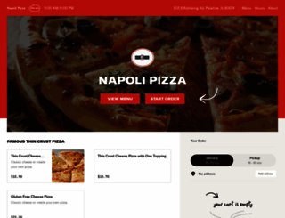 napolipizzaofpalatine.com screenshot