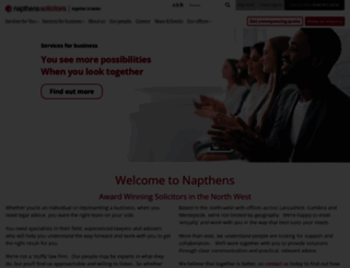 napthens.co.uk screenshot