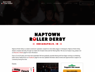 naptownrollergirls.com screenshot
