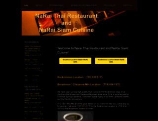 narai-thai.com screenshot