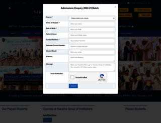 narainagroup.net screenshot