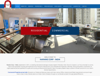 narains.com screenshot